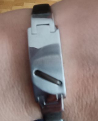 Pulsera Lotus Cuero y Acero