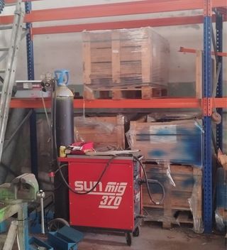 Soldadora MIG 370 con botella