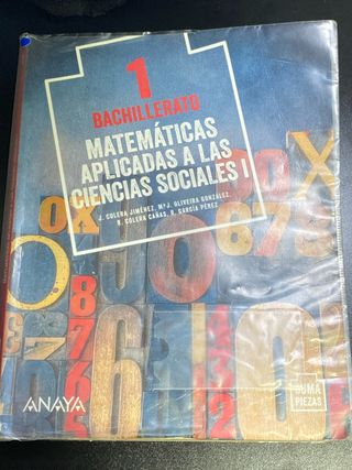 Matemáticas aplicadas a las Ciencias Sociales I.