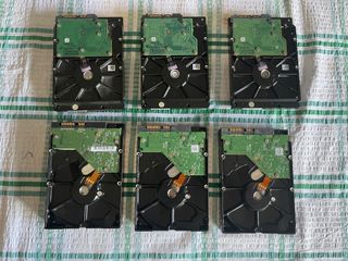 Lote 6 Discos Duros HDD Seagate y WD