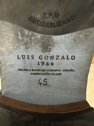 Zapatos de vestir Luis Gonzalo marrón talla 45