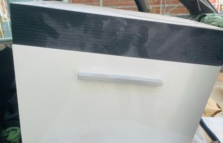 2 Mesitas de noche modernas con cajon grande