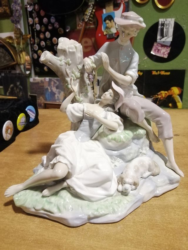 Antigua porcelana Lladró Grupo Pastoral