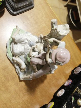 Antigua porcelana Lladró Grupo Pastoral