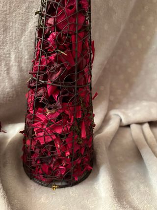 Set decorazioni natalizie in metallo e pot-pourri