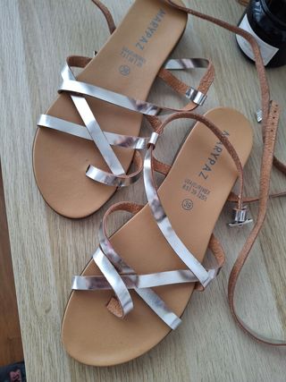 Zapatillas Zara Beige y Rosa