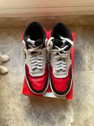 Nike Court Vision Mid Rojo y Blanco