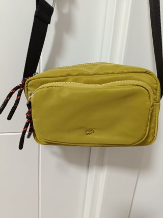 Bolso bandolera Parfois verde/amarillo