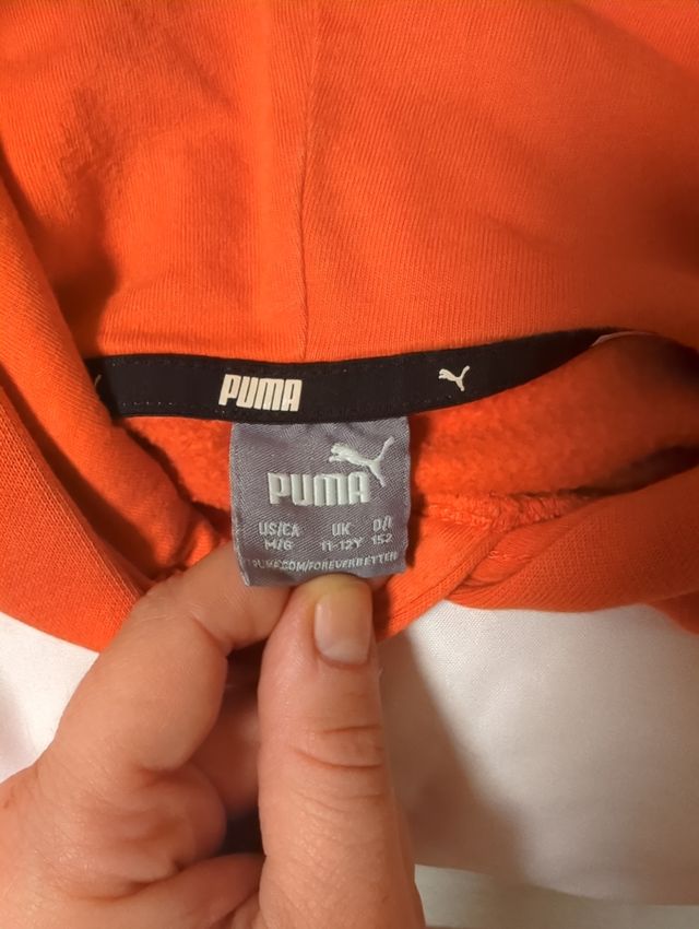 Sudadera Puma Naranja