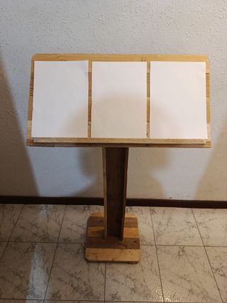 Atril hostelería porta menús  3 hojas A4 vertical