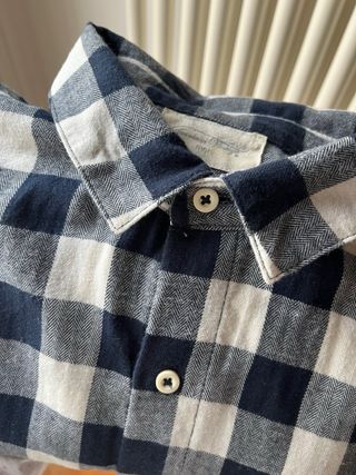 Camicia American Vintage quadri blu e bianchi