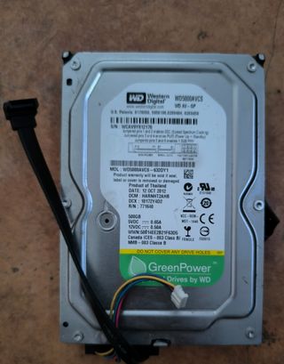 Disco Duro Western Digital WD5000AVCS AV-GP 500GB