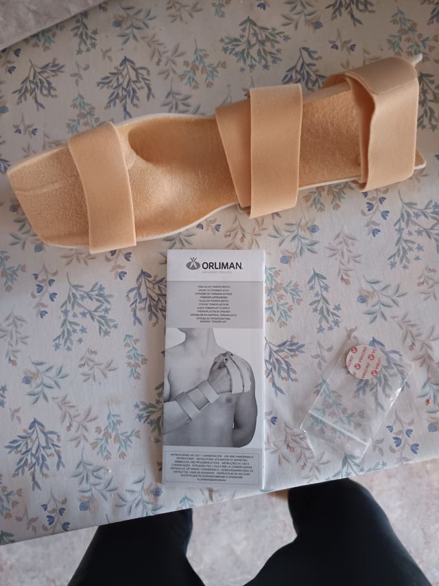 Férula Orliman termoplástico. Sin uso