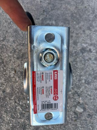Cogida rueda jokey 48 mm
