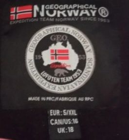 Chaqueta Geographical Norway Rosa