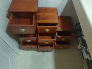 Mueble Escalera Madera Maciza 77x82x30
