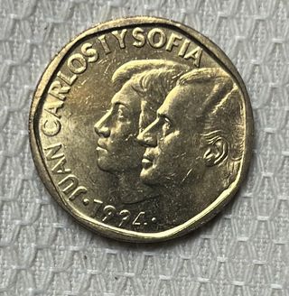 Moneda 500 Pesetas 1994 Juan Carlos y Sofía