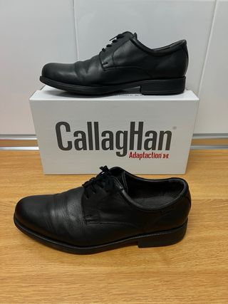 Zapatos negros de piel Callaghan talla 45