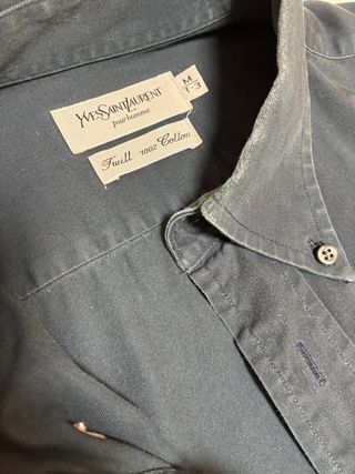 Camisa Yves Saint Laurent azul