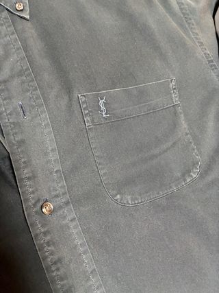 Camisa Yves Saint Laurent azul