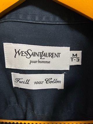 Camisa Yves Saint Laurent azul