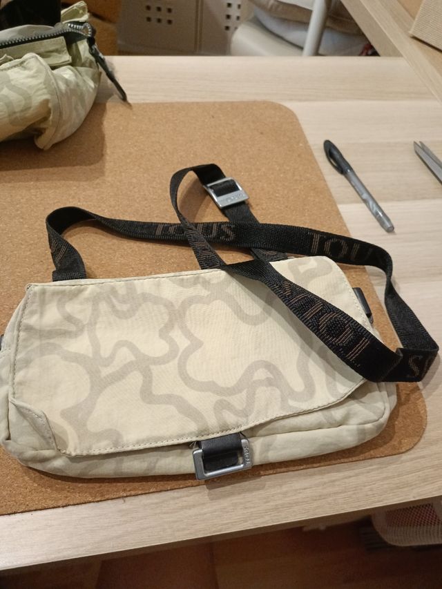 Bolso Tous Kaos Original Beige Multicolor