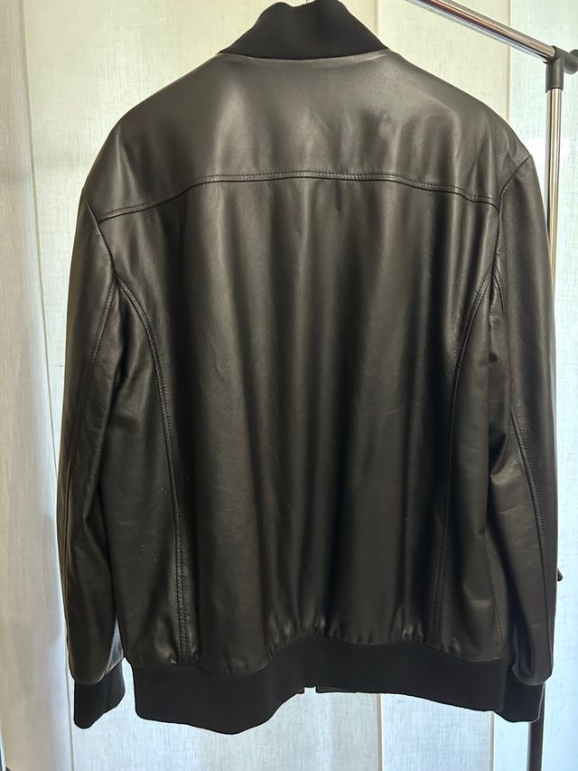 Giubbotto in Pelle Alessandra Grimoldi Nero