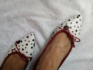 Bailarinas piel lunares talla 39