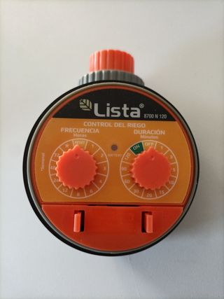 Temporizador Riego Lista 8700 N 120
