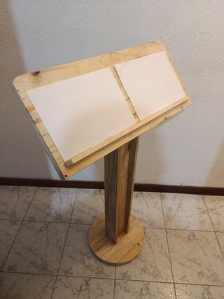Atril porta menús hostelería 2 hojas A4