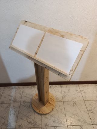 Atril porta menús hostelería 2 hojas A4