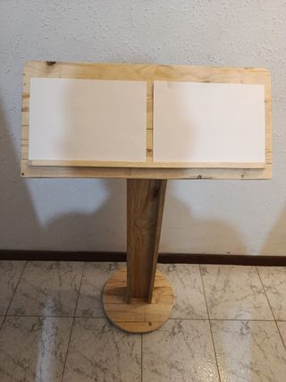 Atril porta menús hostelería 2 hojas A4