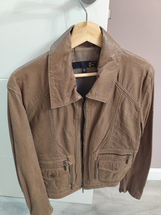 Cazadora Piel Roberto Cavalli Marrón Talla M