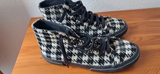 Botín Superga Cuadros Talla 38