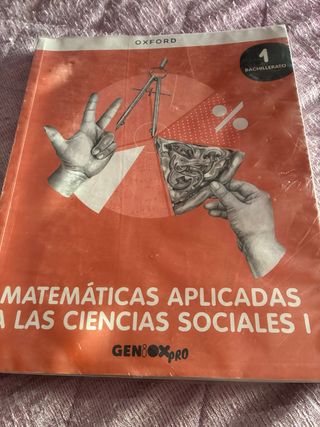 Matemáticas Aplicadas CC. Sociales I 1º Bachill...