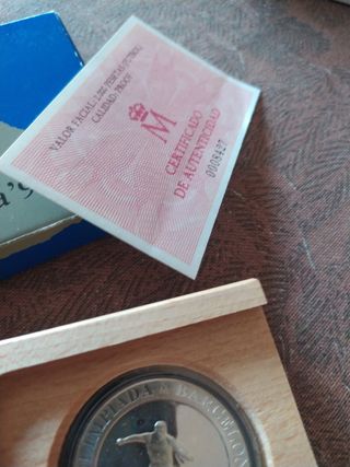 Moneda Plata Barcelona 92 2000 Pesetas