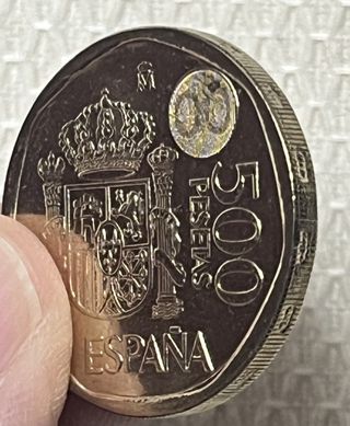 Moneda 500 Pesetas Juan Carlos y Sofía 2000