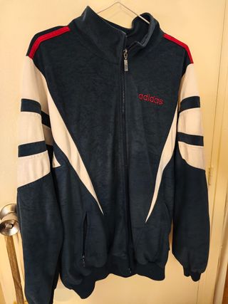 Sudadera Adidas Vintage Preciosa azul/Verde 80s