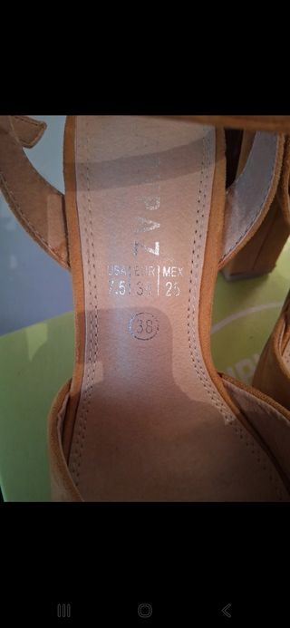 Zapatos Paz, mostaza, n°38