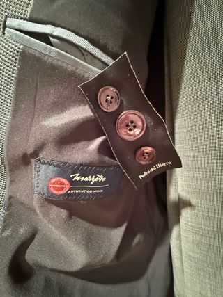 Traje Pedro del Hierro gris caballero