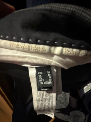 Traje Pedro del Hierro gris caballero