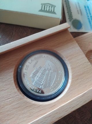 Moneda Plata Patrimonio Mundial UNESCO 1996