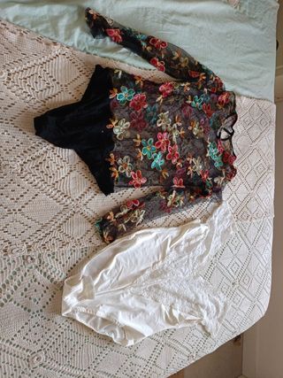Lote 5 Bodys Encaje Talla 38