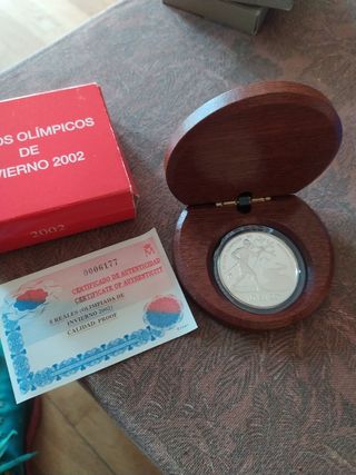 Moneda 8 Reales Invierno 2002 Proof