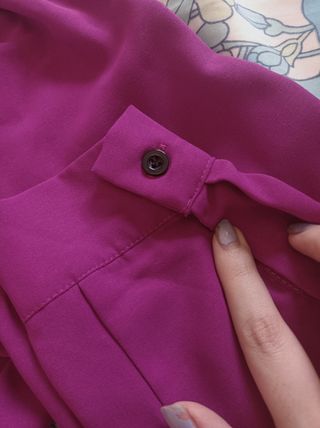 Blusa morada berenje elegante