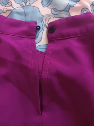 Blusa morada berenje elegante