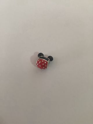 Charm cabeza Minnie Topitos Rojo y Negro