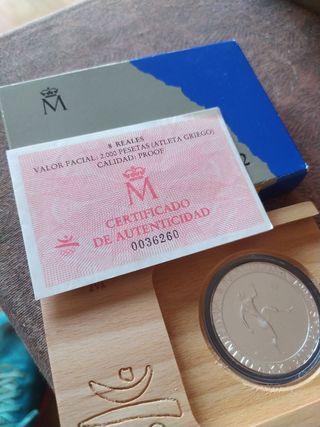 Moneda Plata 2000 Pesetas Barcelona 92 FDC