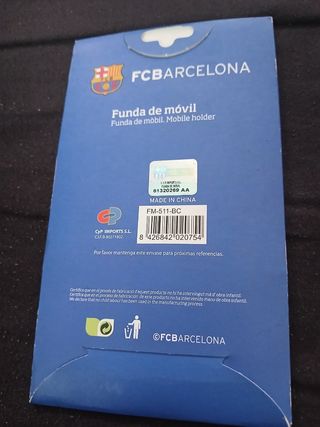 Funda móvil FC Barcelona oficial rosa