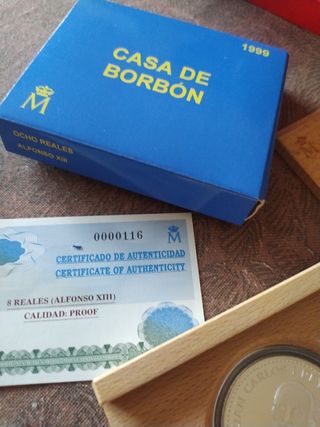 Moneda 2000 Pesetas Plata Casa Borbón Alfonso XIII